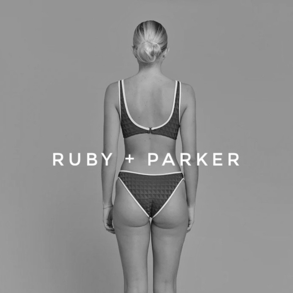 ACACIA Set - Black Piped Ruby Underwire Bikini Top & Parker Bottoms - M/L - Picture 8 of 16